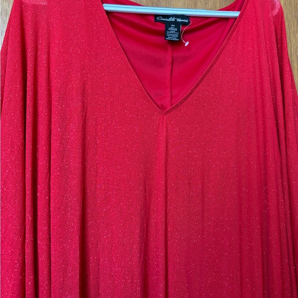Candalite women’s sparkly  red dress size 3X - Picture 7 of 13